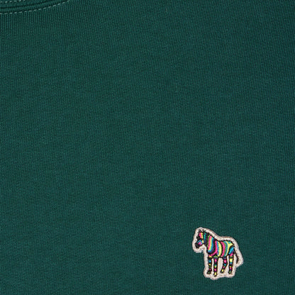 Paul Smith Zebra Logo Organic Cotton Sweatshirt Dark Green