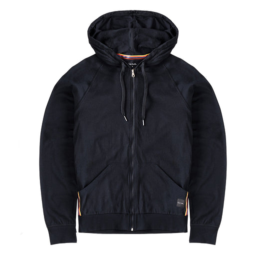 Paul Smith Zip Lounge Hoodie Black