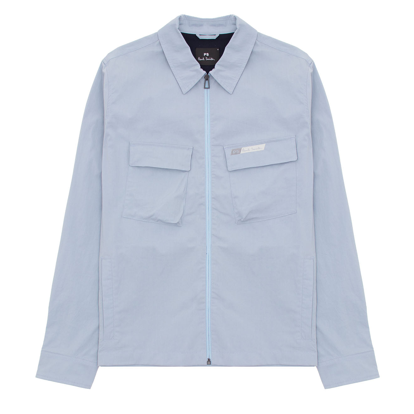Paul Smith Zip Overshirt Light Blue