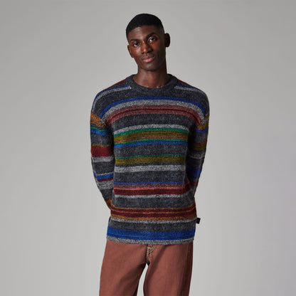 Paul Smith 'Crayon Stripe' Cotton-Mohair Sweater Multicolour