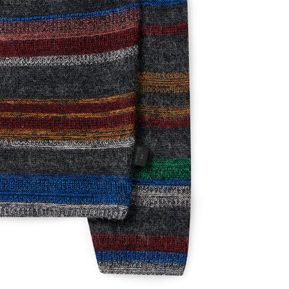 Paul Smith 'Crayon Stripe' Cotton-Mohair Sweater Multicolour