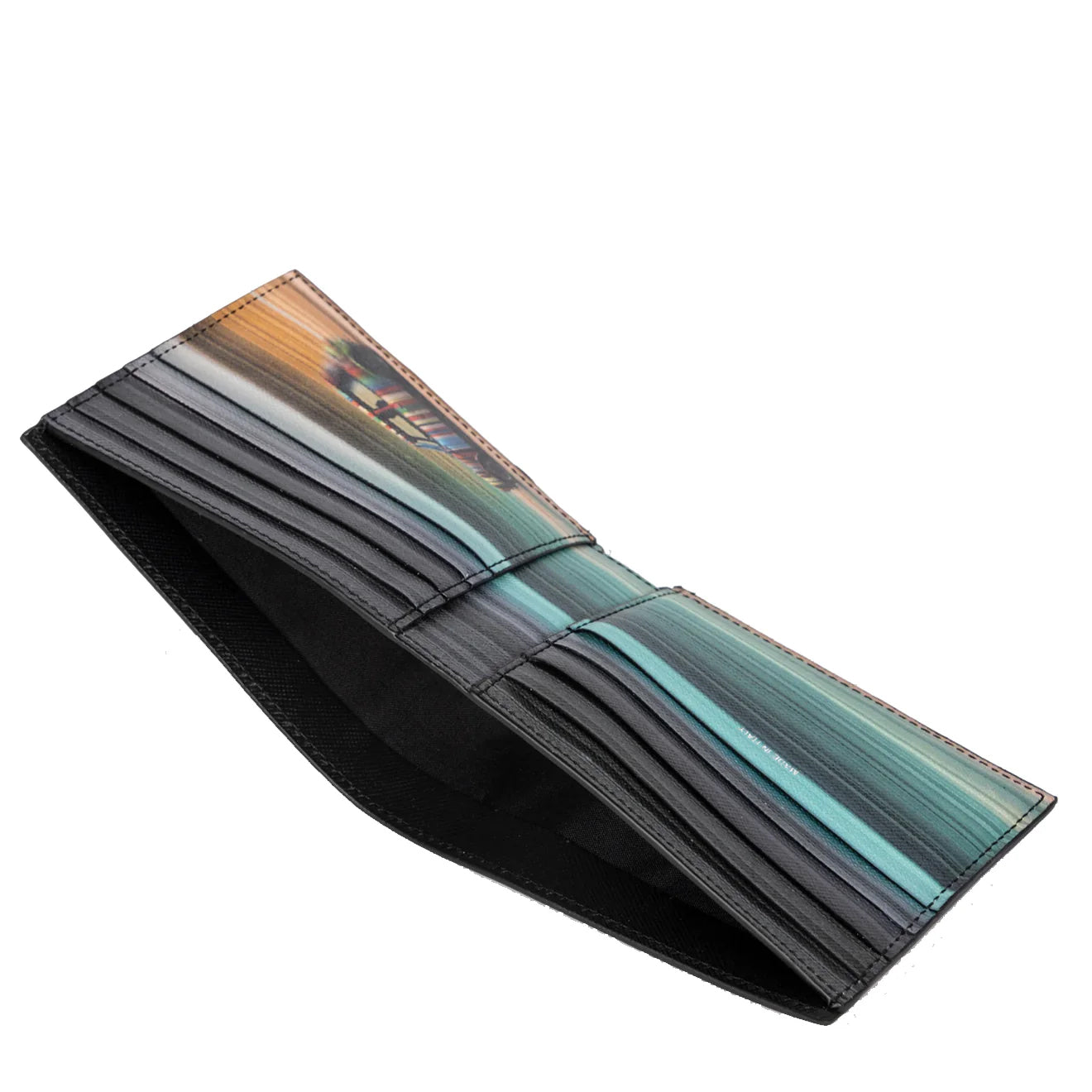 Paul Smith 'Mini Blur' Interior Billfold Wallet Black - The Sporting Lodge