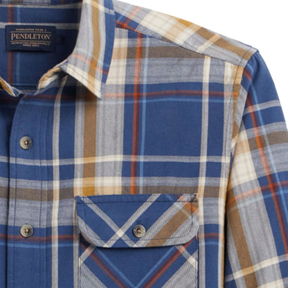 Pendleton Beach Shack Shirt Navy Multi Plaid