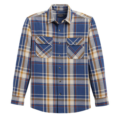 Pendleton Beach Shack Shirt Navy Multi Plaid