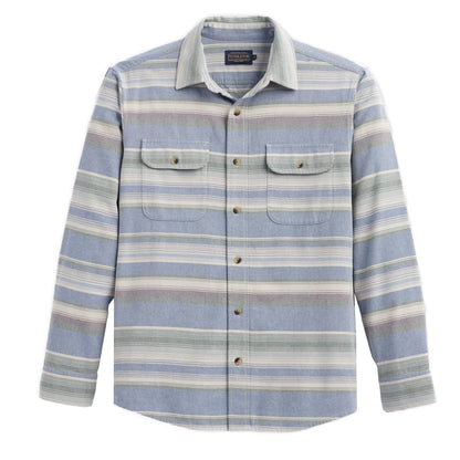 Pendleton Beach Shack Shirt Navy Stripe
