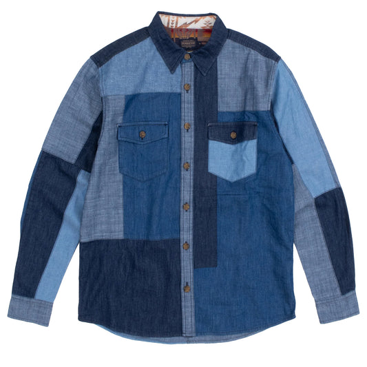 Pendleton La Pine Patchwork Shirt Blue / Multi