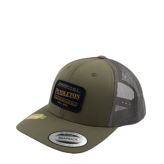 Pendleton Large Patch Trucker Cap Loden - The Sporting Lodge