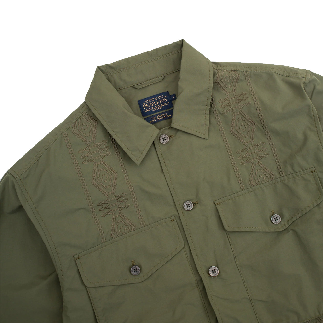 Pendleton Parachute Overshirt Olive