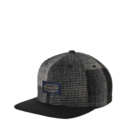 Pendleton Patchwork Flat Brim Patchwork Black