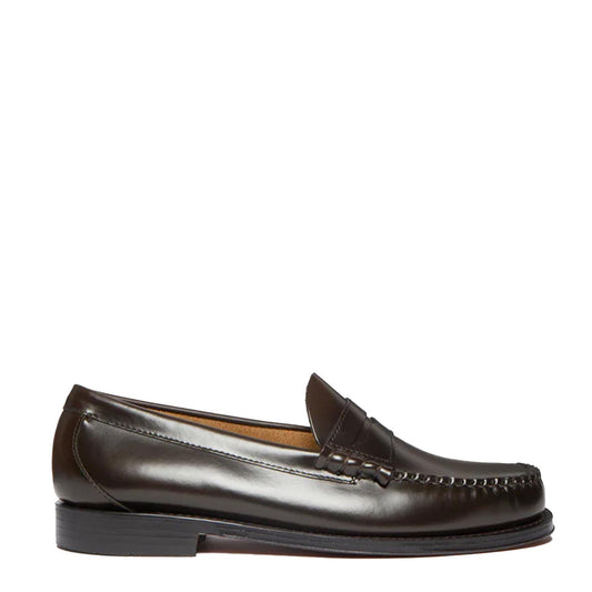 G.H.Bass Weejuns Larson Penny Loafers Chocolate Leather - The Sporting Lodge