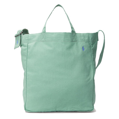 Polo Ralph Lauren Canvas Shopper Tote Faded Mint - The Sporting Lodge