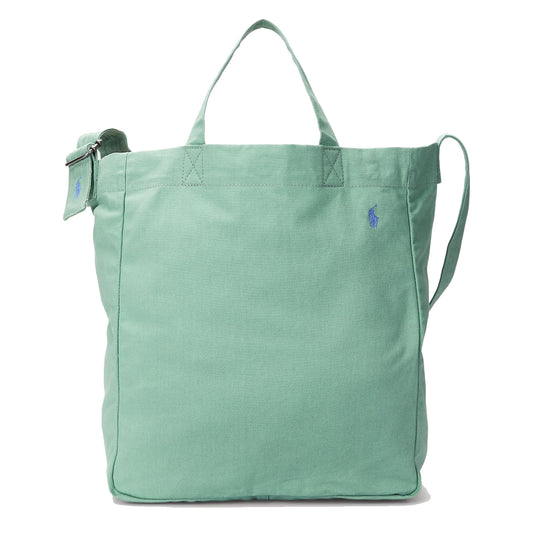 Polo Ralph Lauren Canvas Shopper Tote Faded Mint - The Sporting Lodge