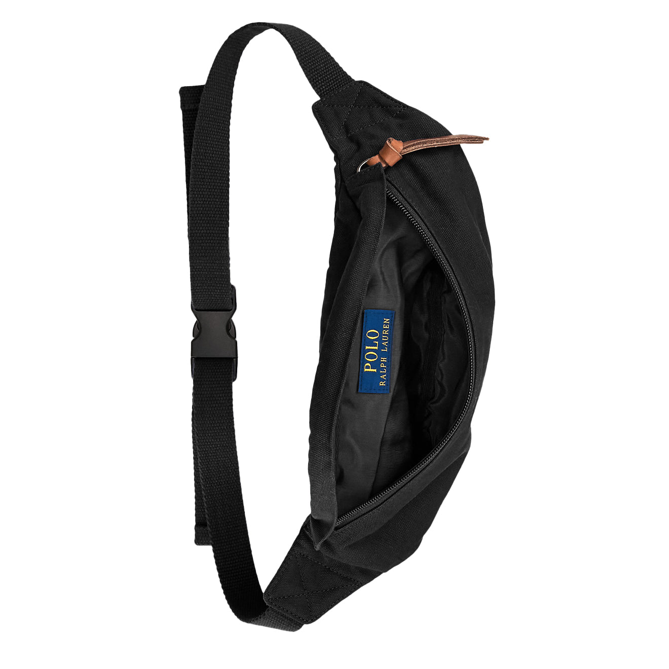 Polo Ralph Lauren Canvas Waistpack Polo Black - The Sporting Lodge