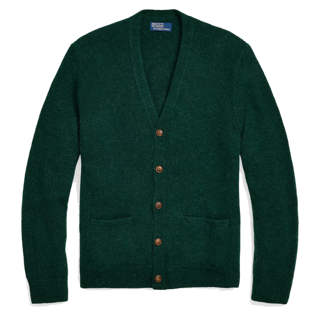 Polo Ralph Lauren Knit Cardigan Vacation Green Heather - The Sporting Lodge