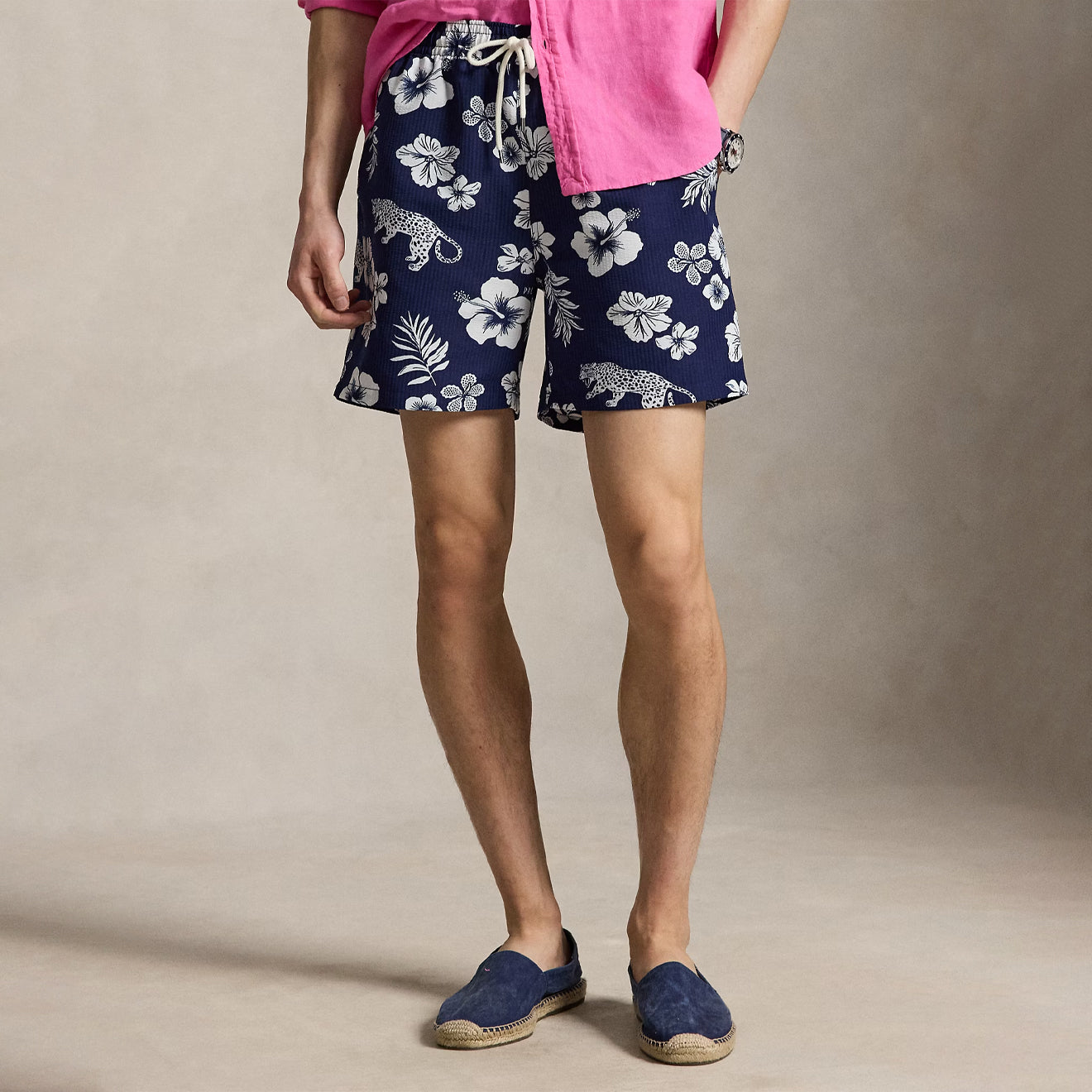 Polo Ralph Lauren 14.5-cm Traveller Swimming Trunk Jaguar Tropical