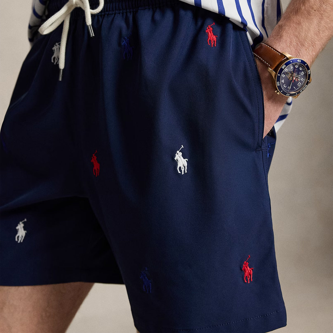 Polo Ralph Lauren 14.5 cm Traveller Classic Swimming Trunk Newport Navy
