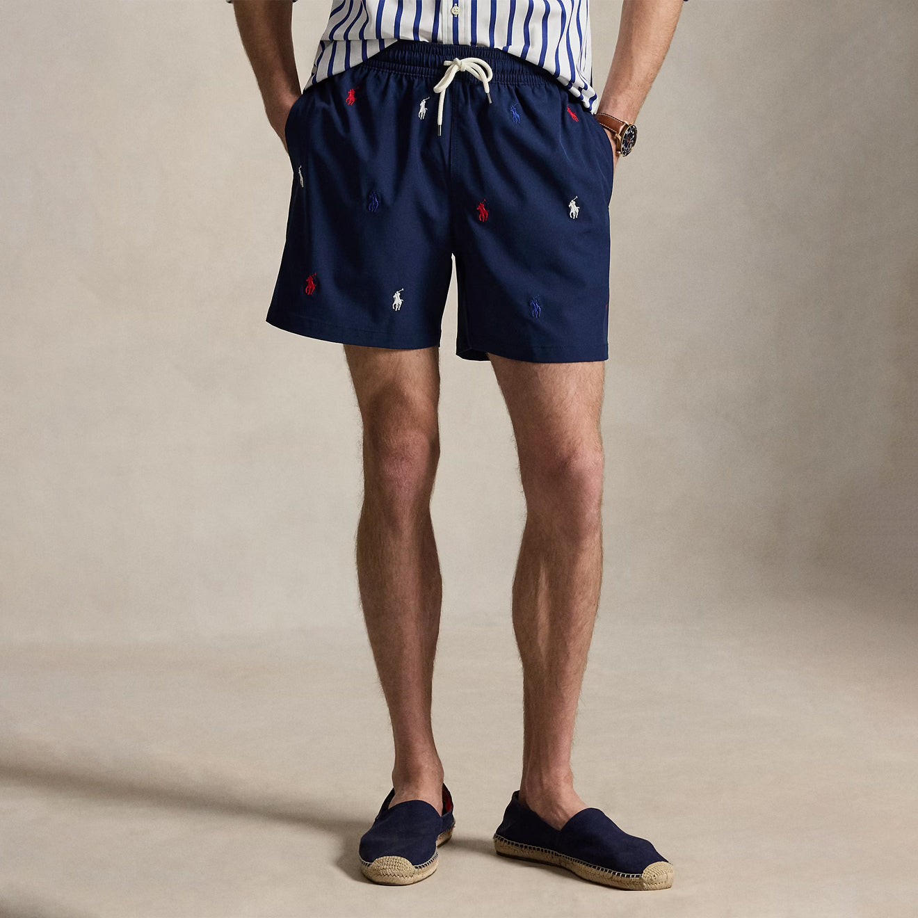 Polo Ralph Lauren 14.5 cm Traveller Classic Swimming Trunk Newport Navy