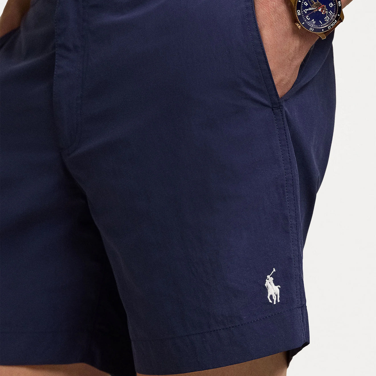 Polo Ralph Lauren 14.6 cm Monaco Swimming Trunks Newport Navy - The Sporting Lodge