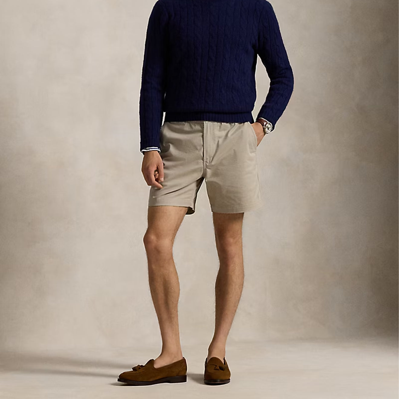 Polo Ralph Lauren 15-cm Polo Prepster Stretch Chino Short Mountain Green - The Sporting Lodge