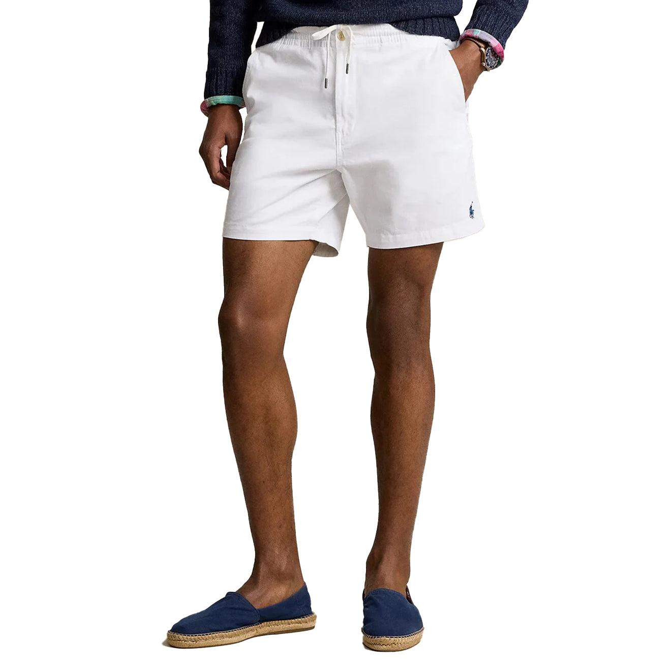 Polo Ralph Lauren 15-cm Polo Prepster Stretch Chino Short White - The Sporting Lodge