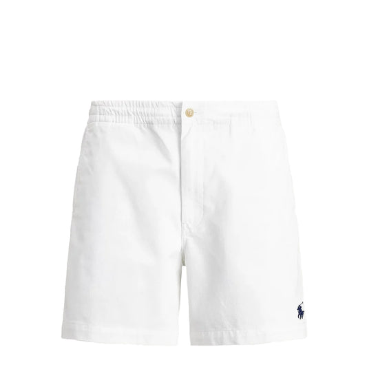 Polo Ralph Lauren 15-cm Polo Prepster Stretch Chino Short White - The Sporting Lodge
