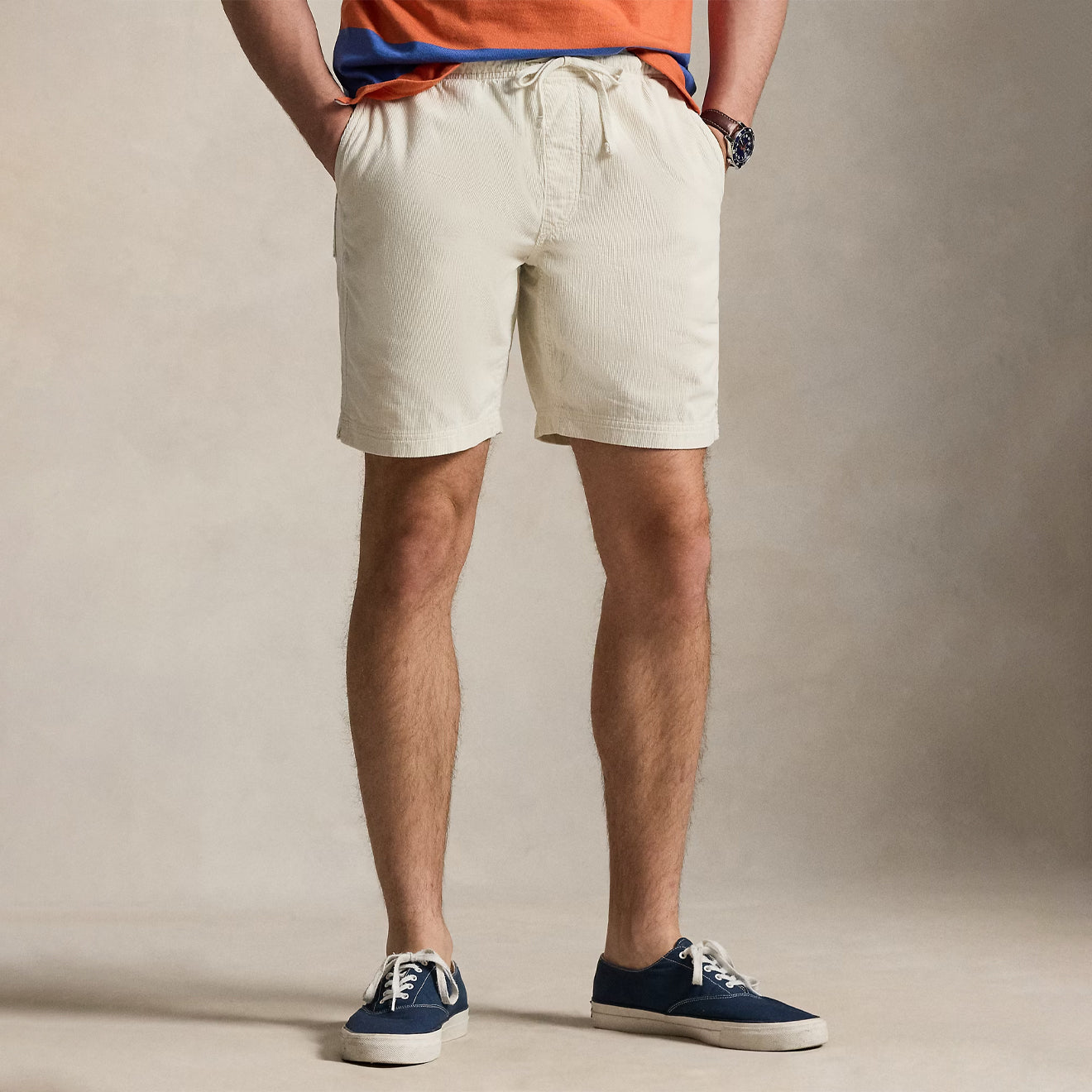 Polo Ralph Lauren 20.5 cm Classic Fit Corduroy Short Warm Cream