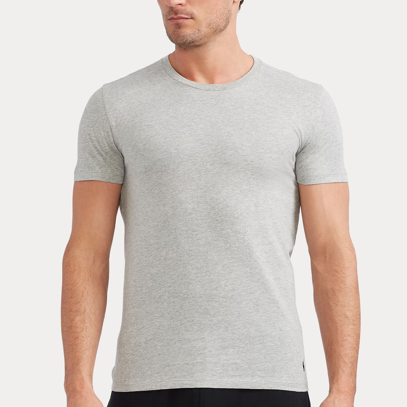 Polo Ralph Lauren 3-Pack S/S Crew Undershirt White / Black / Grey - The Sporting Lodge