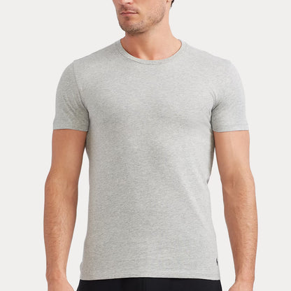 Polo Ralph Lauren 3-Pack S/S Crew Undershirt White / Black / Grey - The Sporting Lodge