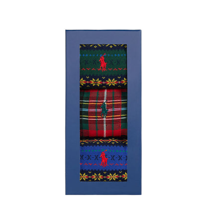 Polo Ralph Lauren 3 Pack Patterned Trouser Sock Black Multi