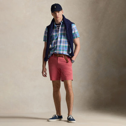 Polo Ralph Lauren 8-Inch Stretch Straight Fit Chino Short Adirondack Berry