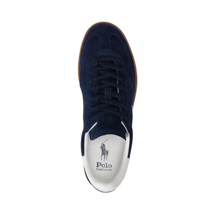 Polo Ralph Lauren Bedford Suede Trainer Navy / Deckwash White - The Sporting Lodge