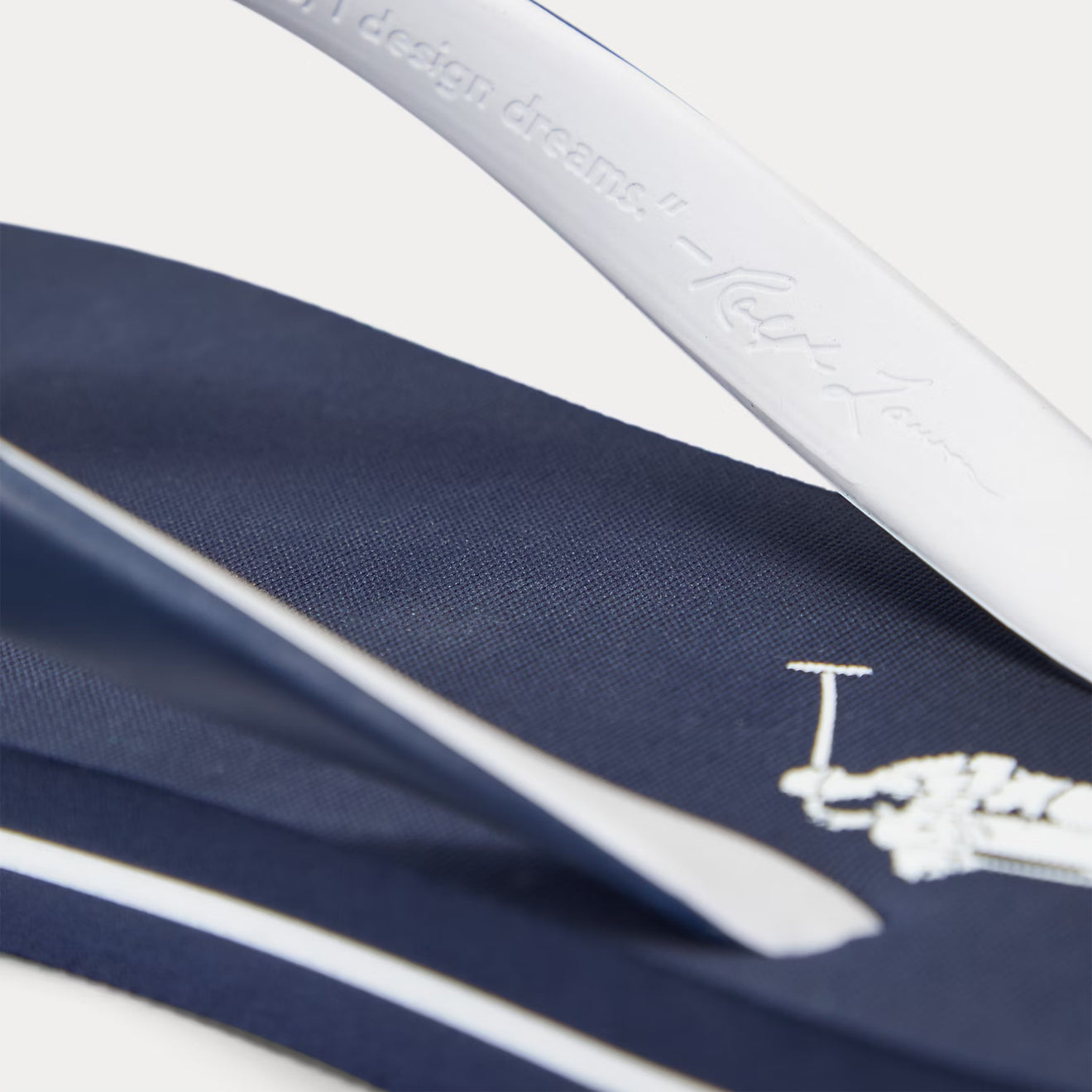 Polo Ralph Lauren Bolt Big Pony Flip-Flop Navy / White