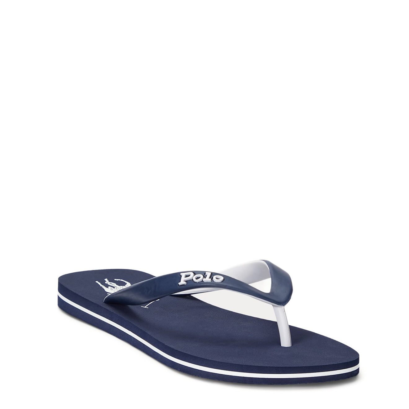 Polo Ralph Lauren Bolt Big Pony Flip-Flop Navy / White