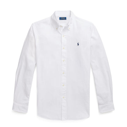 Polo Ralph Lauren Button Down Custom Fit Shirt White - The Sporting Lodge