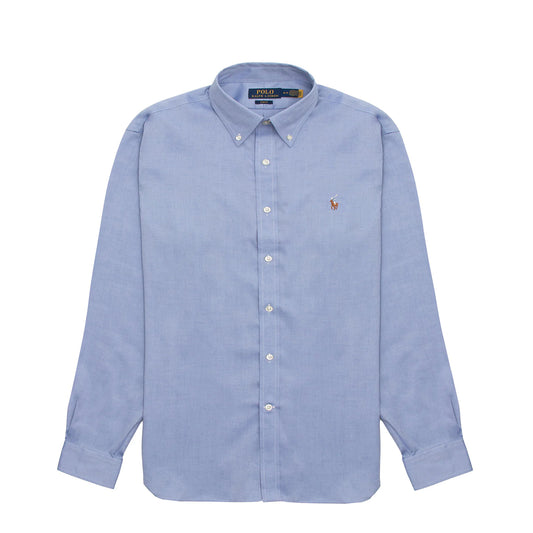 Polo Ralph Lauren Slim Fit Oxford Button Down Shirt True Blue / White