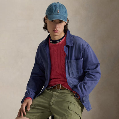 Polo Ralph Lauren Cable - Knit Cotton Jumper Pale Red