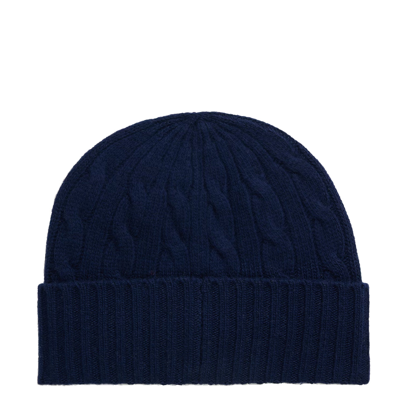 Polo Ralph Lauren Cable-Knit Merino Wool-Blend Beanie Newport Navy - The Sporting Lodge