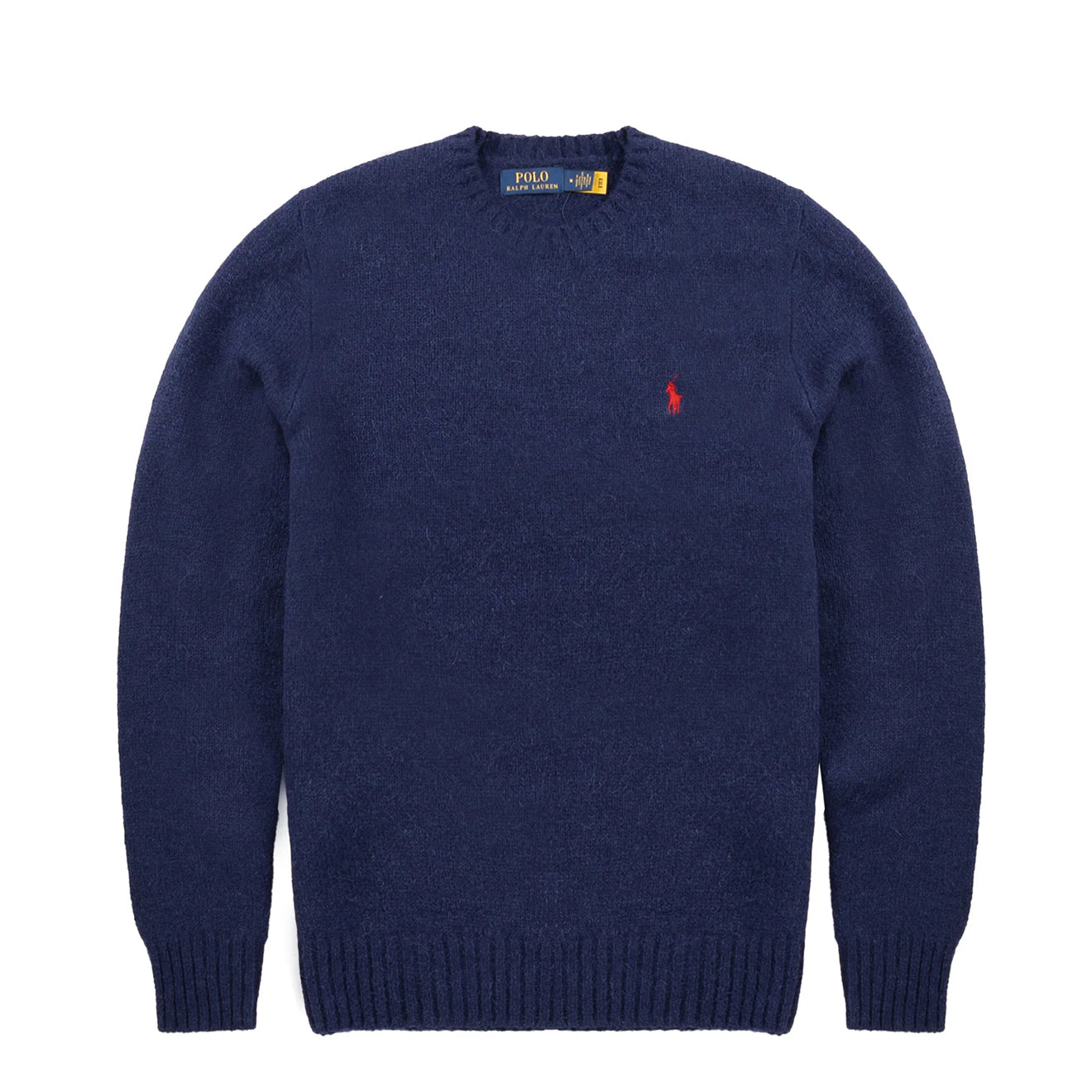 Polo Ralph Lauren Chunky Crew Knit Bright Navy - The Sporting Lodge