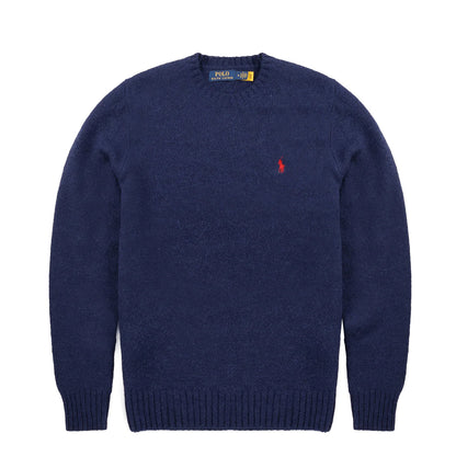 Polo Ralph Lauren Chunky Crew Knit Bright Navy - The Sporting Lodge