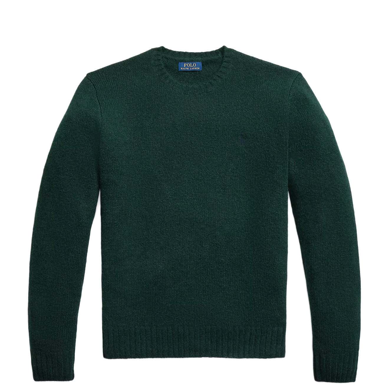 Polo Ralph Lauren Chunky Crew Knit Moss Agate - The Sporting Lodge