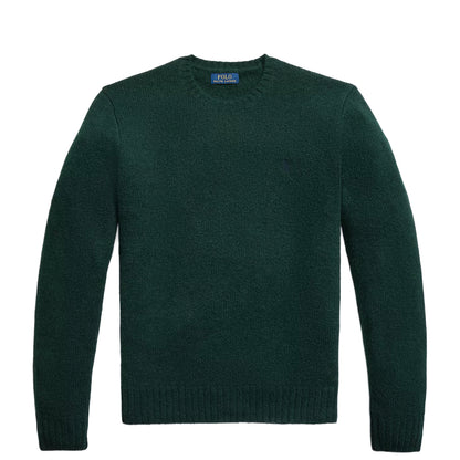 Polo Ralph Lauren Chunky Crew Knit Moss Agate - The Sporting Lodge