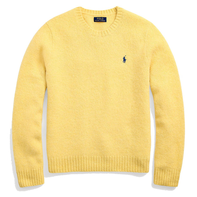 Chunky Ralph Polo Ralph Lauren Chunky Crew Knit Shetland Yellow – The Sporting Lodge