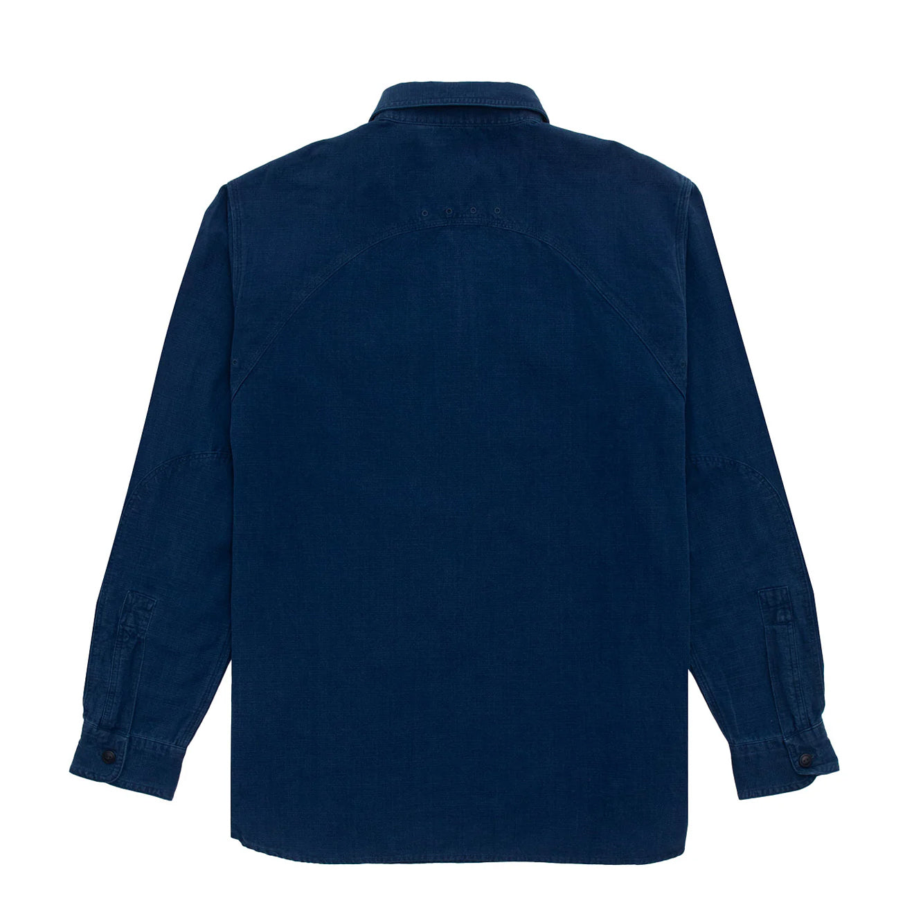 Polo Ralph Lauren Classic Fit Indigo Popover Workshirt Slub Indigo - The Sporting Lodge
