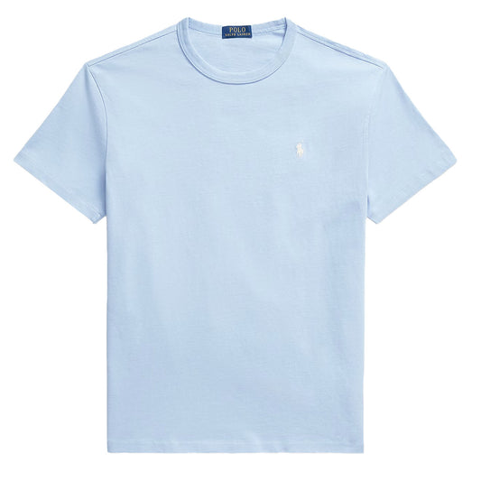 Polo Ralph Lauren Classic Fit Jersey Crewneck T-Shirt Chambray Blue - The Sporting Lodge
