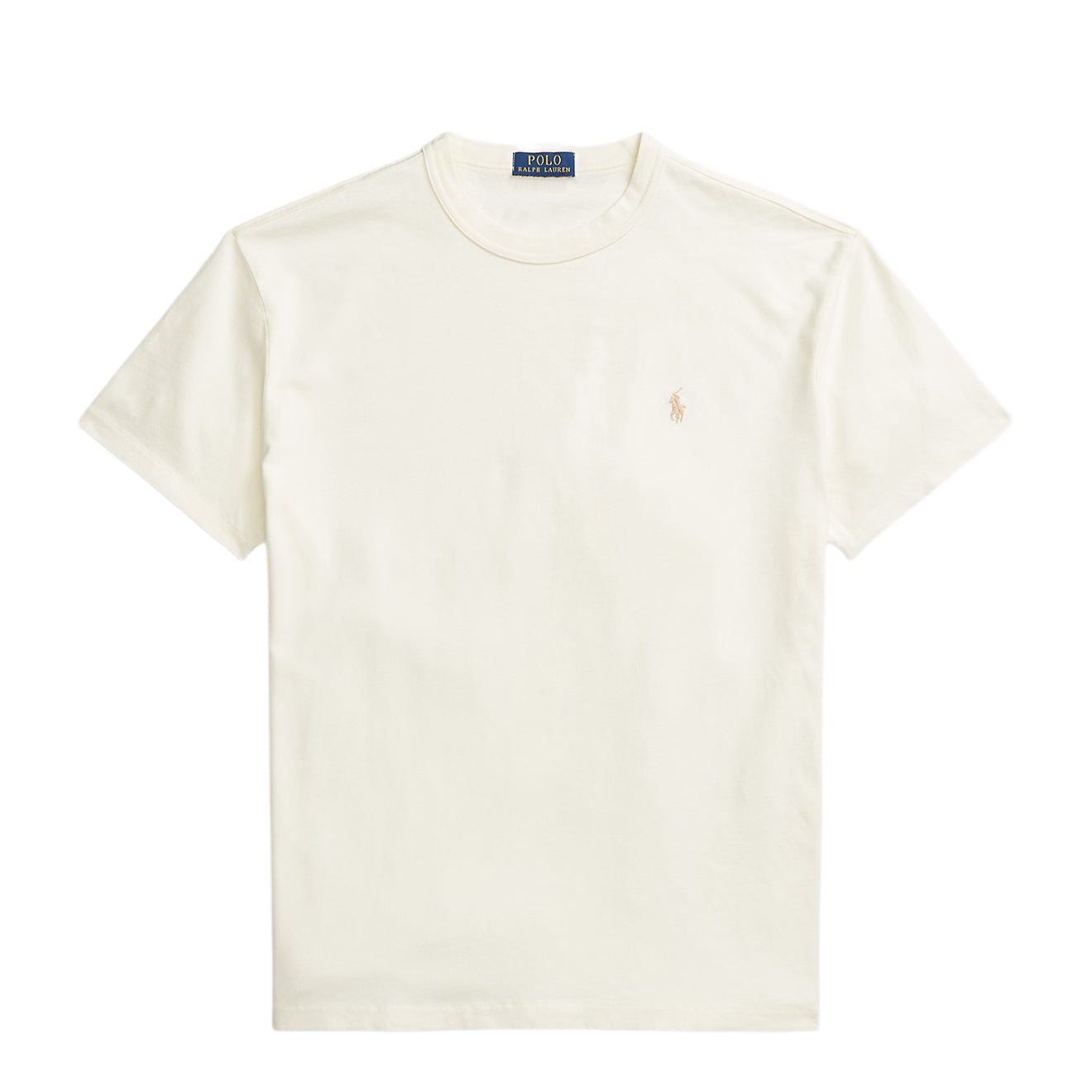 Polo Ralph Lauren Classic Fit Jersey Crewneck T-Shirt Clubhouse Cream - The Sporting Lodge