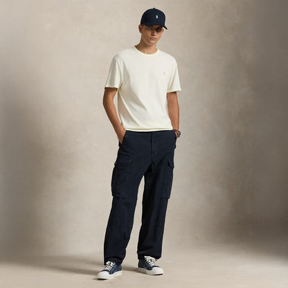 Polo Ralph Lauren Classic Fit Jersey Crewneck T-Shirt Clubhouse Cream - The Sporting Lodge