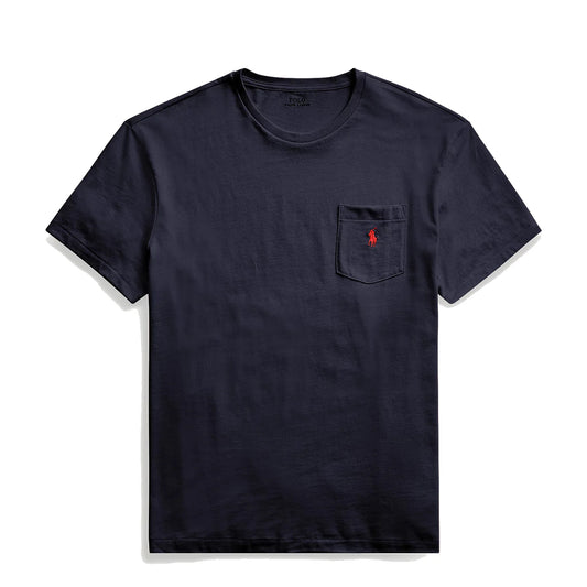 Polo Ralph Lauren Classic Fit Jersey Pocket T-Shirt Ink - The Sporting Lodge