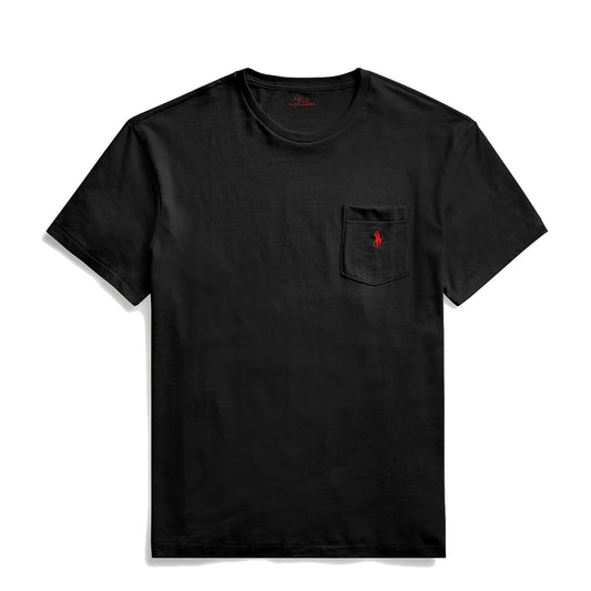 Polo Ralph Lauren Classic Fit Jersey Pocket T-Shirt RL Black - The Sporting Lodge
