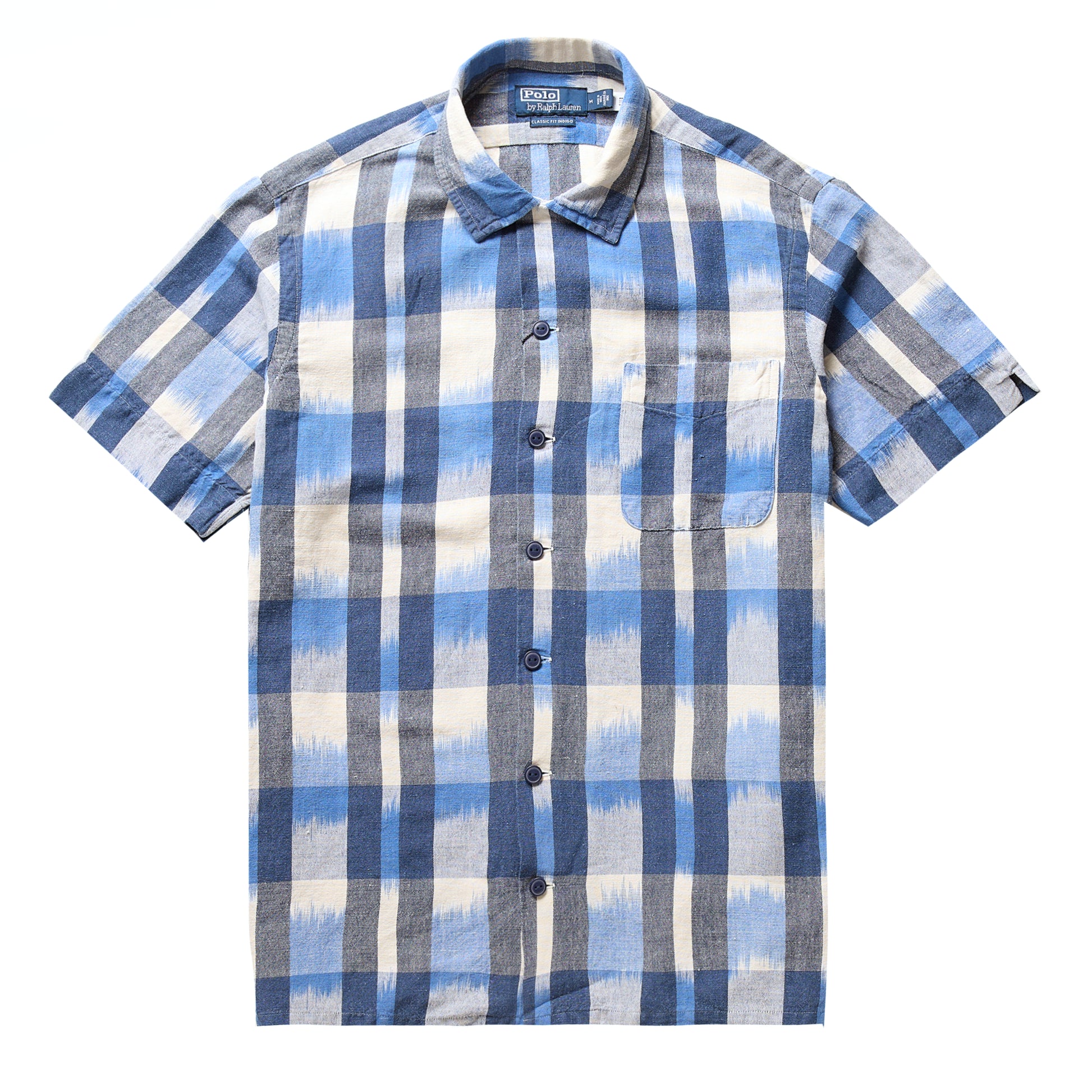Polo Ralph Lauren Classic Fit Linen-Cotton Camp Shirt Indigo - The Sporting Lodge