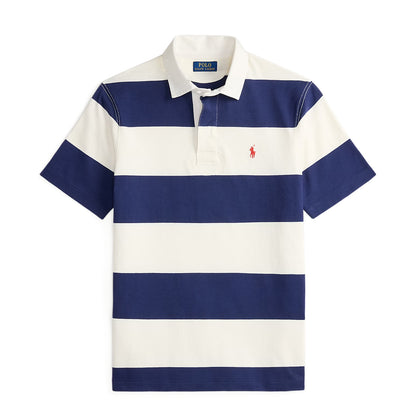 Polo Ralph Lauren Classic Fit S/S Rugby Shirt Dark Cobalt / Deckwash White
